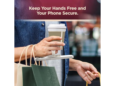 Suporte de aperto de telefone magnético com anel de laço de dedo de silicone