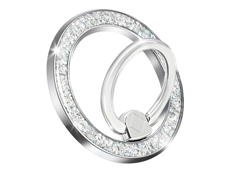 Suporte magnético telefone anel com MagSafe Accessory Prata