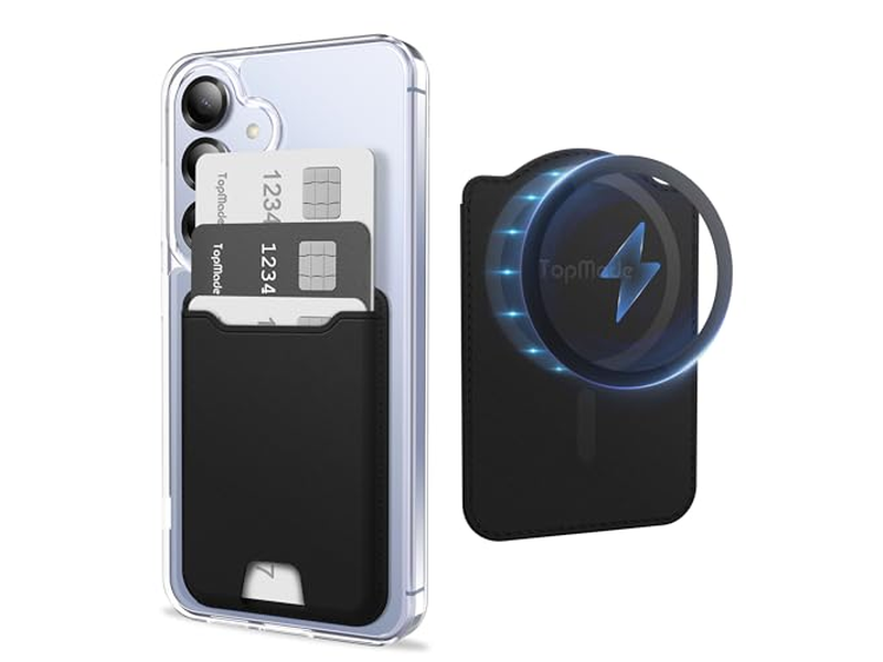 Suporte magnético do cartão do telefone da carteira