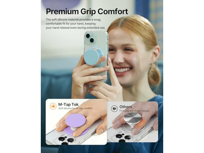 MagSafe telefone aperto macio Silicone magnético dedo aperto preto