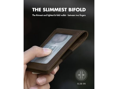 Carteira MagSafe 3 em 1: clipe fino, dobra dupla para dinheiro e porta-cartões