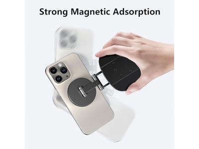 Suporte de telefone celular dobrável 360 Rotating Metal Base