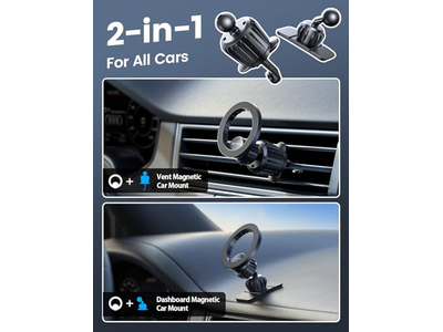Painel do carro Vent Carro Telefone Suporte se encaixa Magsafe Telefone caso