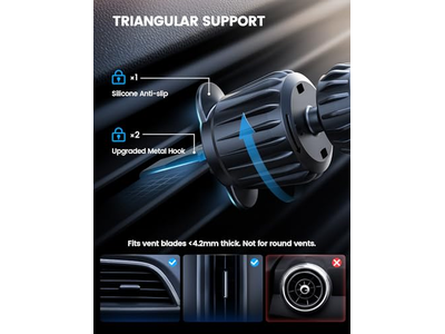 Painel do carro Vent Carro Telefone Suporte se encaixa Magsafe Telefone caso