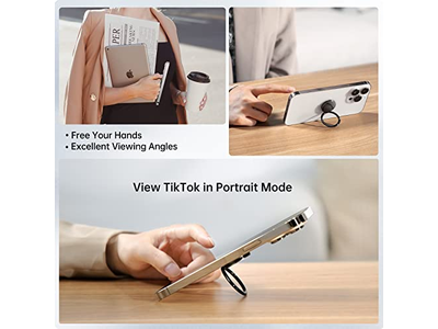 Suporte do anel do telefone celular Suporte 360 graus rotação anel Kickstan