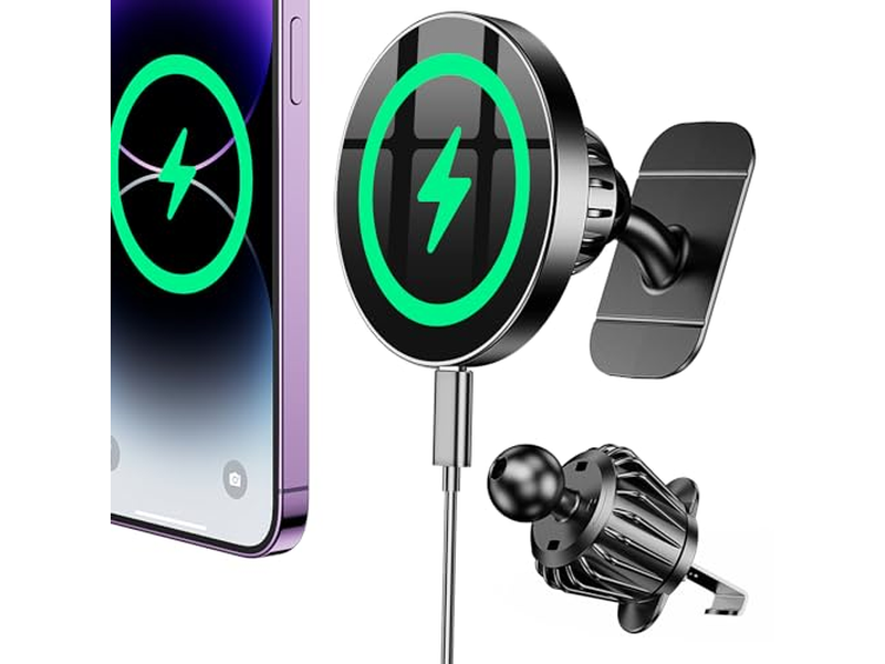 Coolpow para carregador de montagem de carro Magsafe