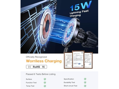 Coolpow para carregador de montagem de carro Magsafe