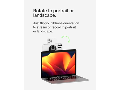 iPhone MagSafe montagem da câmera para MacBook, Montagem da câmera de continuidade do iPhone