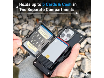 Carteira MagSafe iPhone com bloqueio RFID