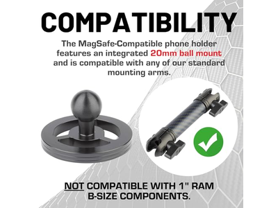 Suporte de celular magnético compatível com MagSafe