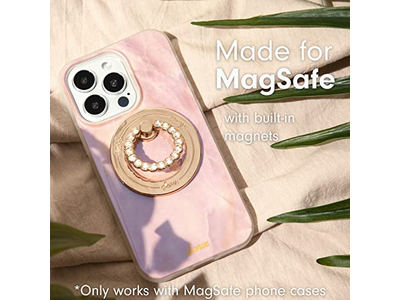 Suporte magnético de aperto e anel do telefone com suporte rotativo