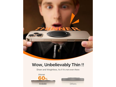 Aperto magnético do telefone para MagSafe Titular da Anel de Telefone