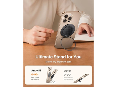 Aperto magnético do telefone para MagSafe Titular da Anel de Telefone