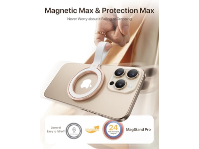 Suporte de aperto de telefone magnético e suporte para dispositivo compatível MagSafe