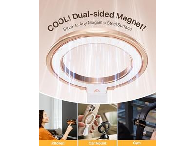 Suporte de aperto de telefone magnético para suporte de suporte de anel MagSafe