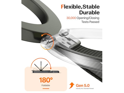 Suporte magnético do aperto do telefone Suporte de apoio com correia trançada para MagSafe