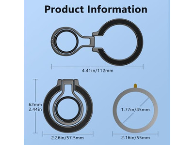 Suporte magnético do aperto do telefone para telefones celulares e Smartphones