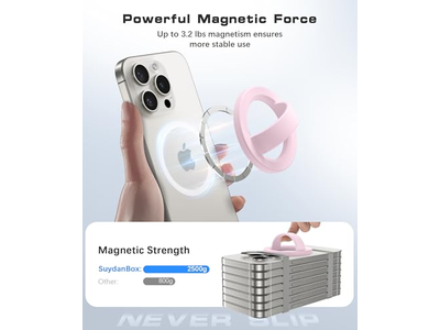 Aperto magnético telefone removível alça Apoio