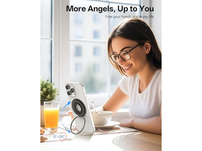 Suporte magnético do anel do aperto do telefone Compatível com iPhone e Andro