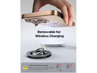 Suporte de aperto de telefone magnético com anel de rotação de 360 graus para dispositivos MagSafe