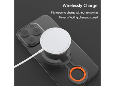 Suporte magnético do aperto do telefone com Suporte de apoio ajustável e correia do dedo