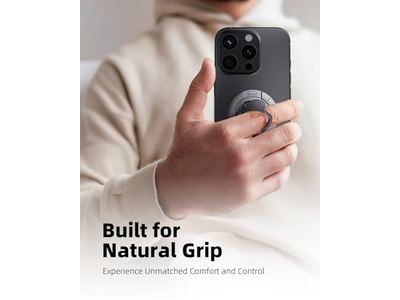 Suporte magnético do aperto do telefone com suporte do anel do dedo e projeto do fidget