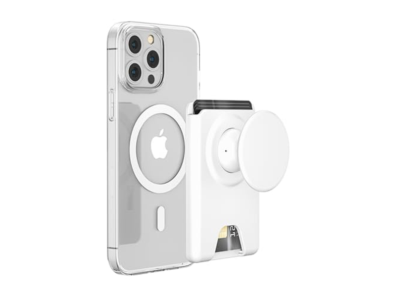 Magnético Telefone Apoio Carteira Suporte Expansível e Branco Colapsível