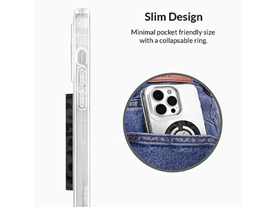 Aperto de telefone magnético com suporte ajustável - Acessórios removíveis para