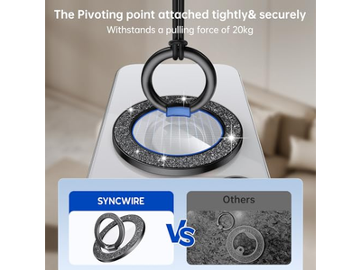 Aperto magnético do telefone com suporte rotativo e acessórios removíveis