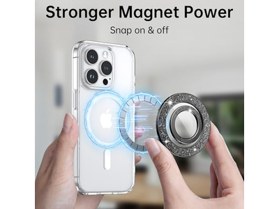 Aperto magnético do telefone com suporte rotativo e acessórios removíveis