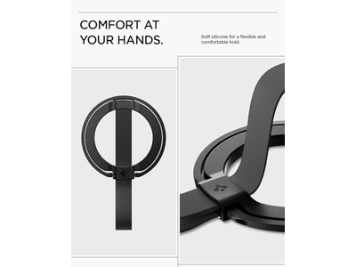 Suporte magnético telefone Apoio com alça de dedo laço para MagSafe e Pixe