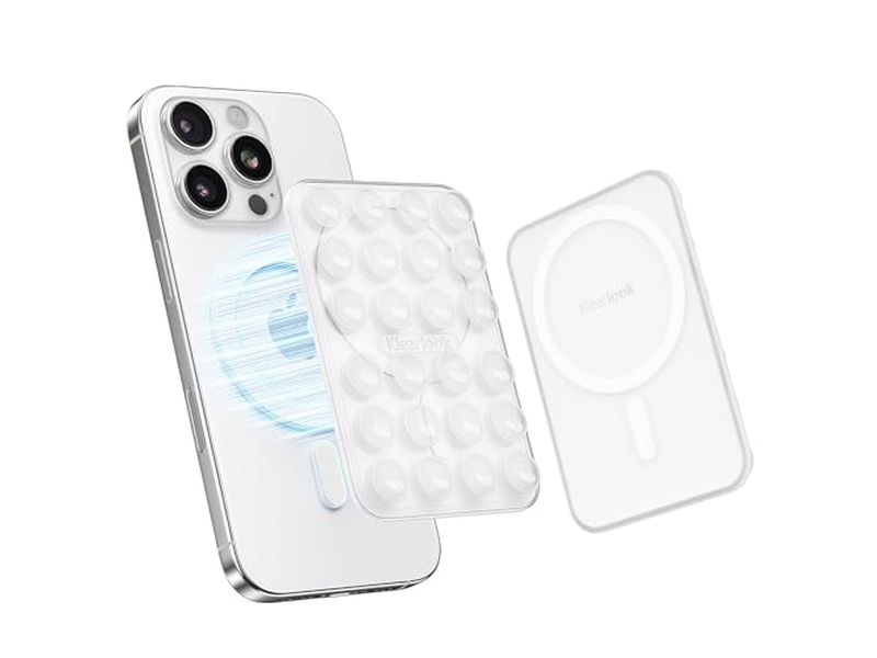 Montagem magnética para suporte de aperto pegajoso removível transparente