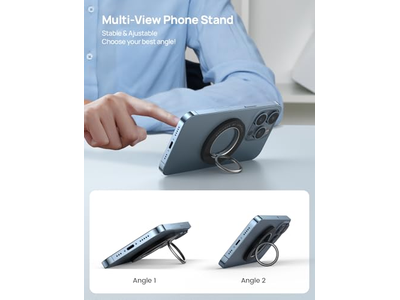 Anel de telefone magnético para MagSafe - Ímã forte e 360 graus de rotação Apoio