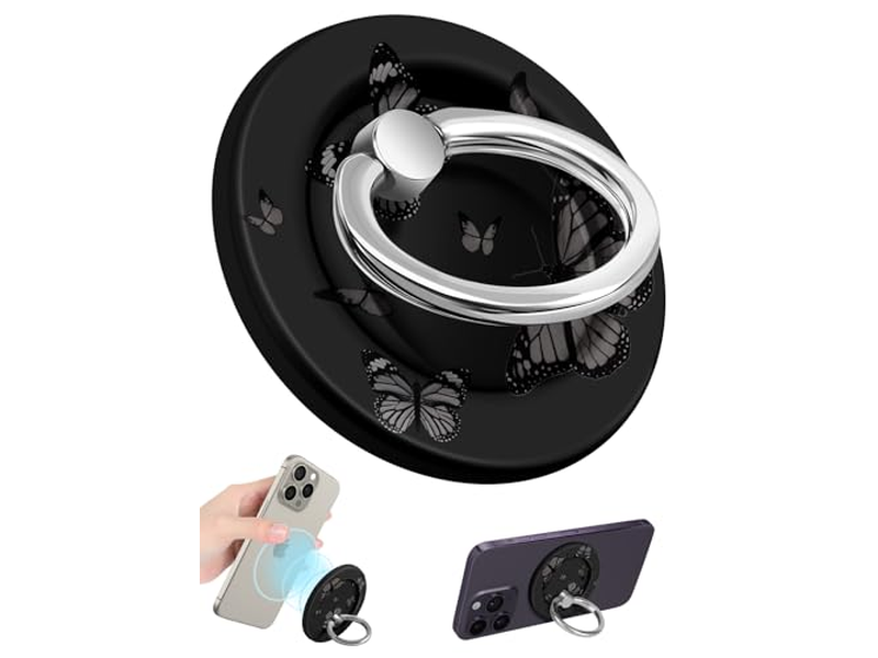 Suporte magnético do anel do telefone compatível com MagSafe