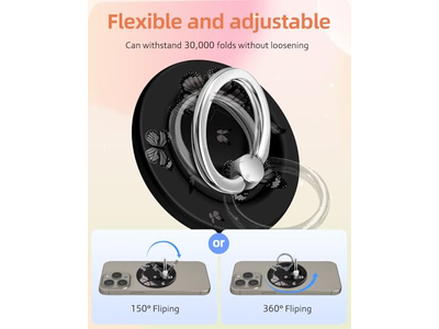 Suporte magnético do anel do telefone compatível com MagSafe