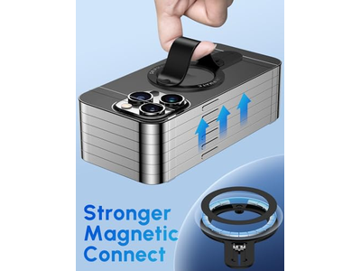 Suporte magnético telefone anel destacável para iPhone 16