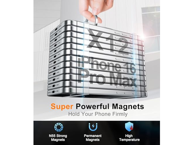 Suporte de anel de telefone magnético para telefones celulares de dois lados Suporte Silver