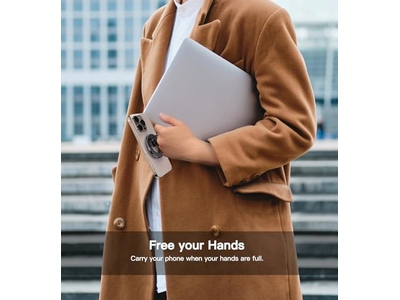 Suporte magnético telefone anel para Mag-Safe 360 Rotação livre