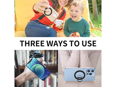 Suporte de anel de telefone magnético para suporte de aperto ajustável MagSafe Removab