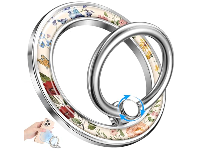 Suporte magnético telefone Aperto Suporte com design floral