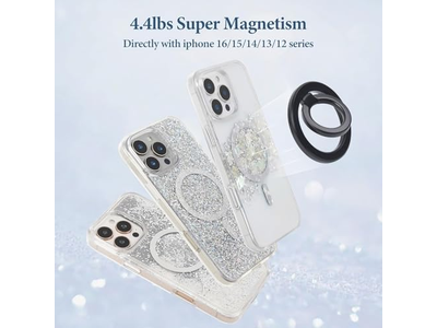 Suporte magnético telefone anel Suporte com acessórios MagSafe para iPhone