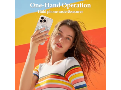 Suporte magnético telefone anel com MagSafe Accessory Prata