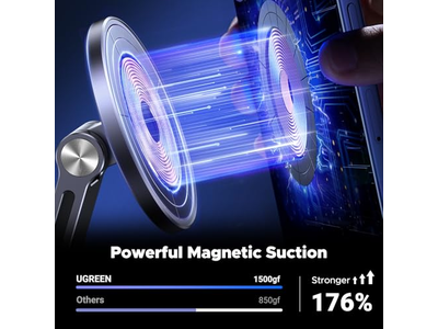 Suporte de telefone magnético compatível com suporte para iPhone MagSafe