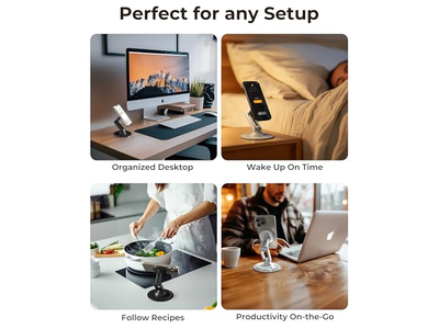 Suporte de telefone magnético para mesa Mag360 Suporte MagSafe ajustável