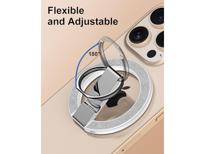 Suporte de telefone magnético com suporte de anel e suporte ajustável