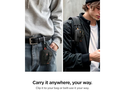 Organizador de bolsa magnética para SSD e armazenamento de cartão com Clipe - Preto