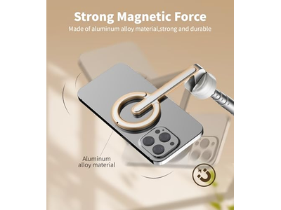 Magnético Selfie Stick Tripod com suporte magnético forte de alumínio