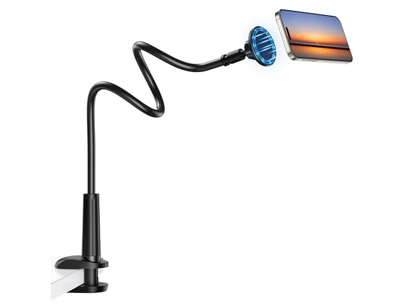 Grampo de mesa de suporte magnético 360 rotação ajustável