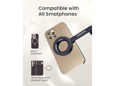 Tripé magnético para iPhone, 64 Selfie Stick para iPhone Magsafe