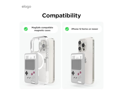 Carteira magnética titular para dois cartões compatíveis com MagSafe